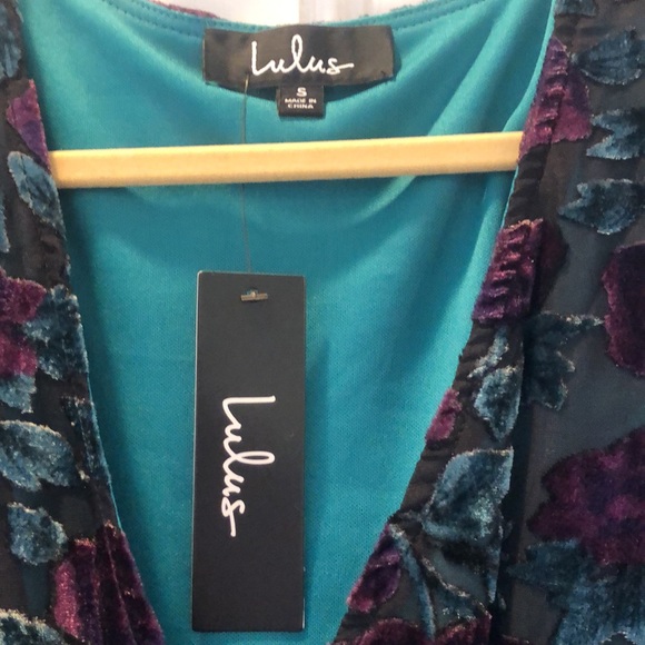 Lulus Completely Enamored Green Floral Velvet Romper - Picture 7 of 8